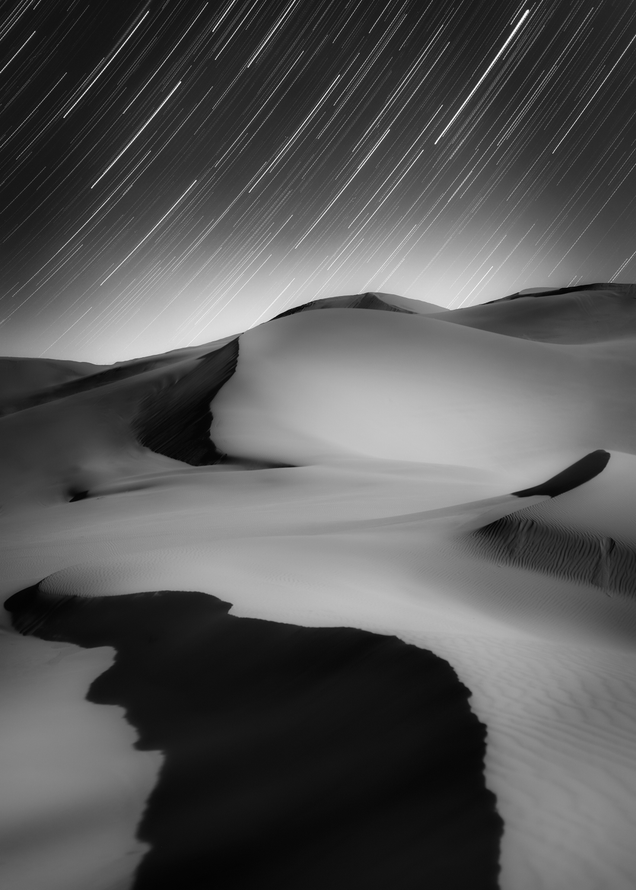 “Sky and Ground, Stars and Sand:” Co-winner of Best Newcomer. Taken in north-central China.